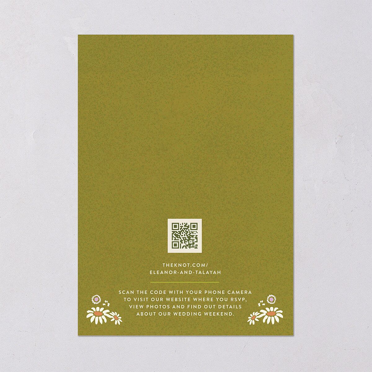 Wildflower Nouveau Wedding Invitations — view 3