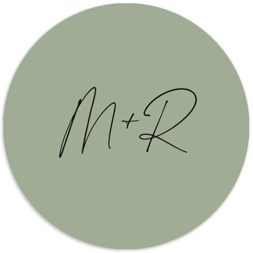 Fairytale Woodgrain Slab Wedding Stickers Pure White Circle