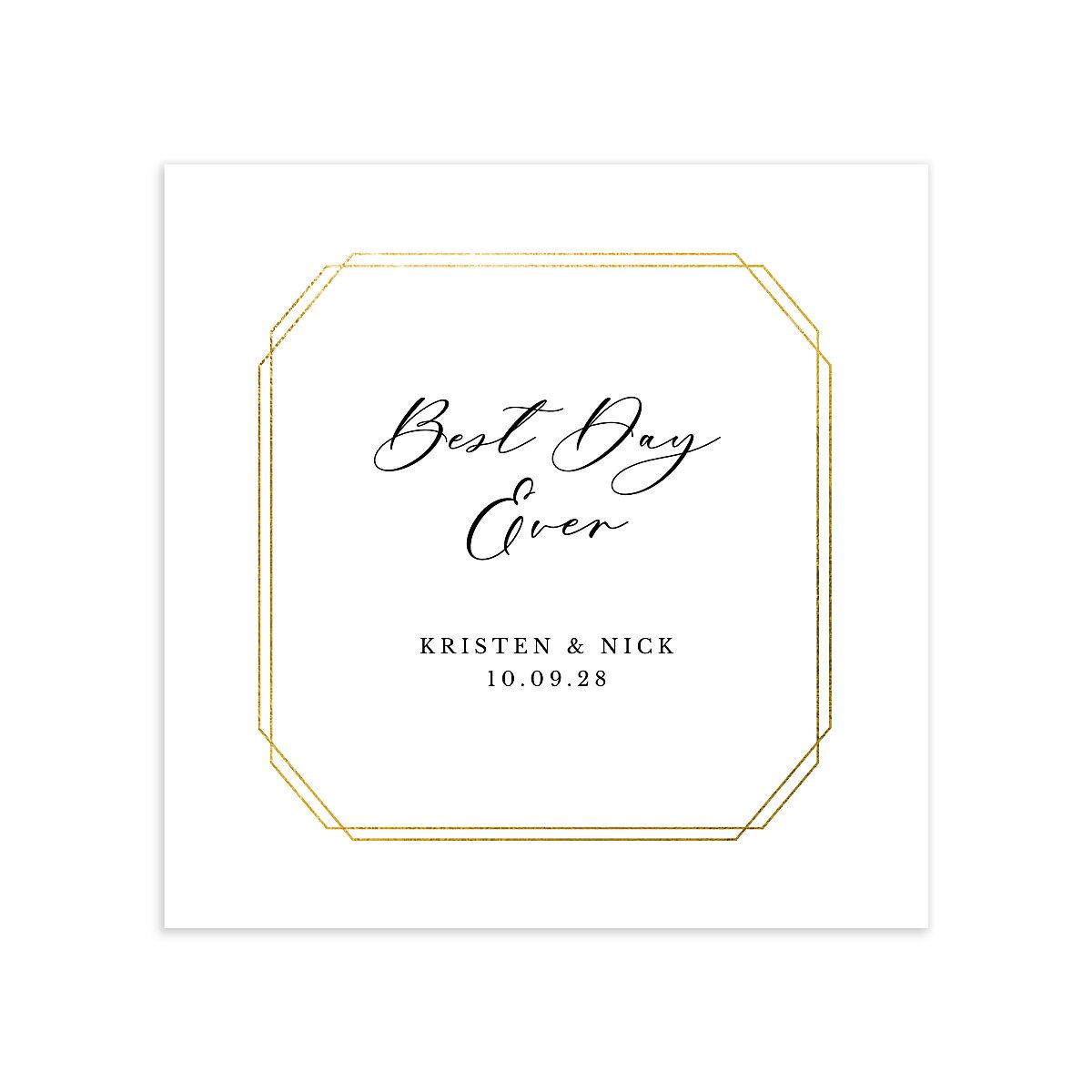 Eucalyptus Frame Cocktail Napkins