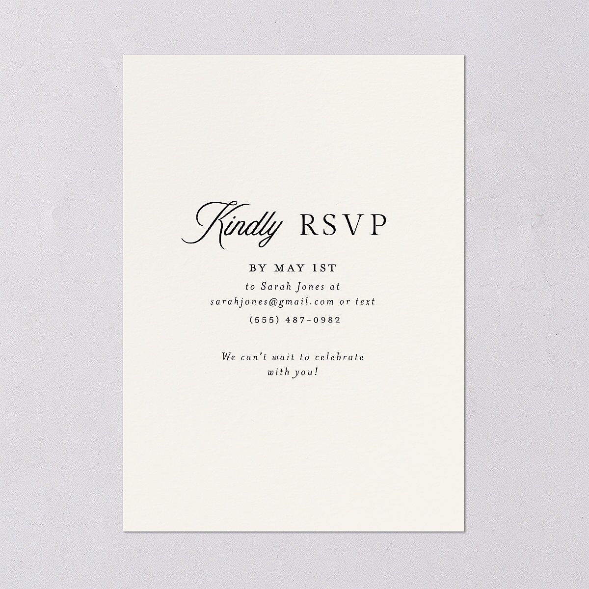 Hand Drawn Tablescape Engagement Party Invitations Ivory Signature Blank Standard