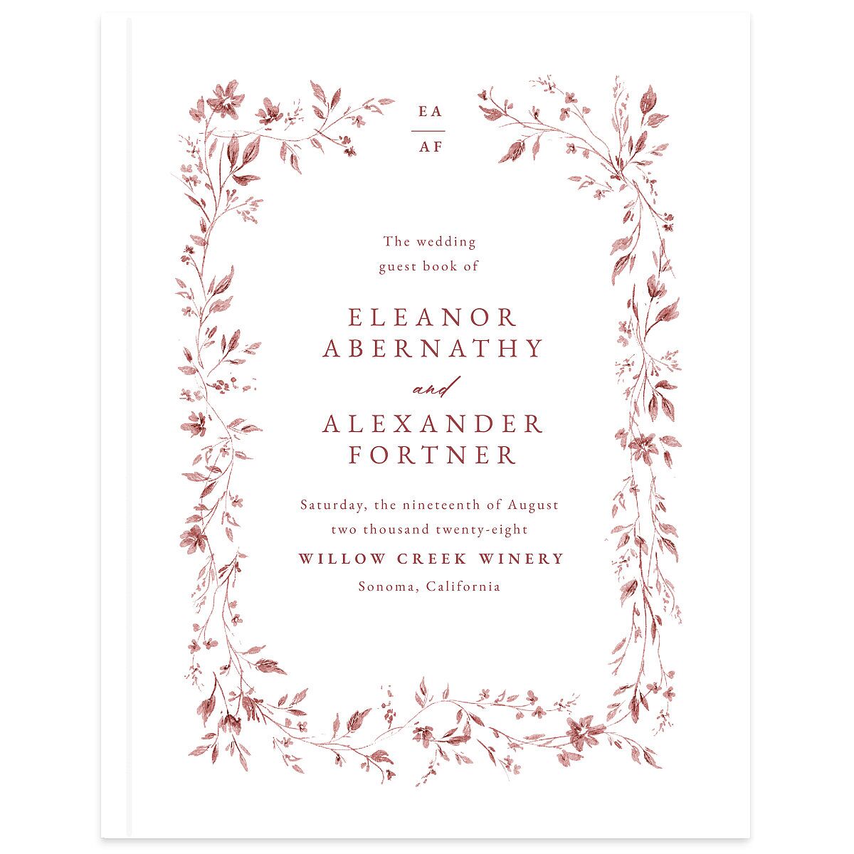 Timeless Floral Guest Books