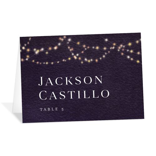 Enchanted Evening Place Cards Bordeaux Signature
