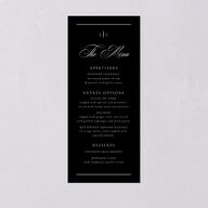 Lasting Frame Menus Pure White Signature