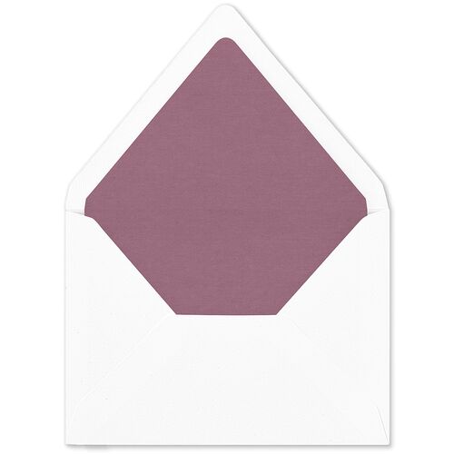 Beloved Floral Euro Envelope Liners Mauve Luxe