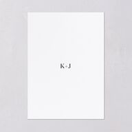 Painted Minimal Save The Date Cards Midnight Signature smooth Blank No Standard