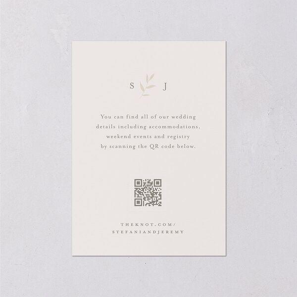 Oval Garland Foil Wedding Event Detail Cards Champagne Gold Signature Standard