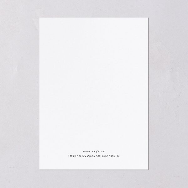 Windows Save The Date Cards Gold Pure White Signature smooth Blank No Standard