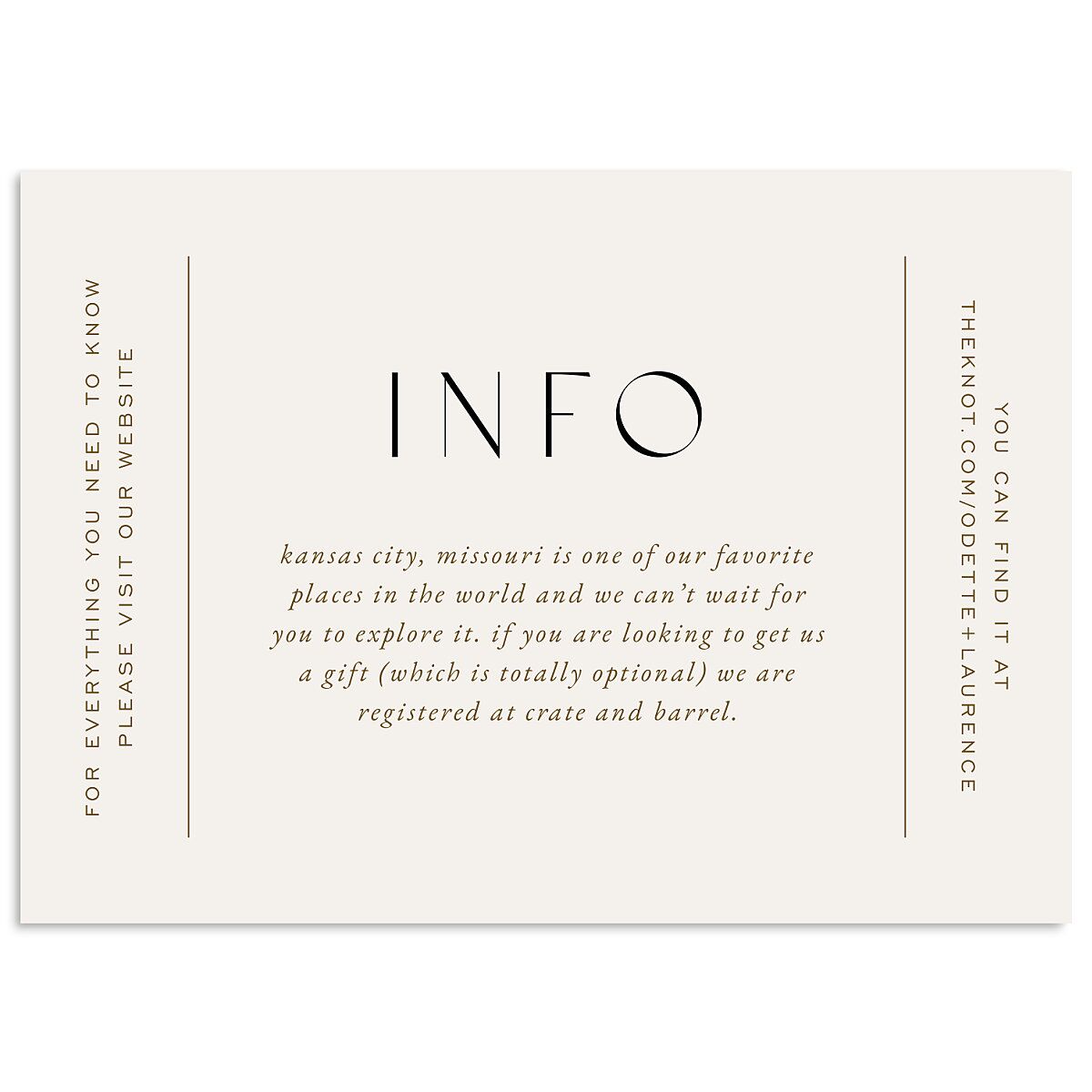 Surround Wedding Enclosure Cards