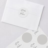 Floral Arc Wedding Stickers Shell Pink Sticker