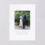 Luxury Floral Monogram Wedding Invitations Cotton Signature Blank No Standard
