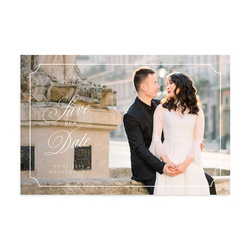 We're Getting Married Save the Date Postcards Deep Olive