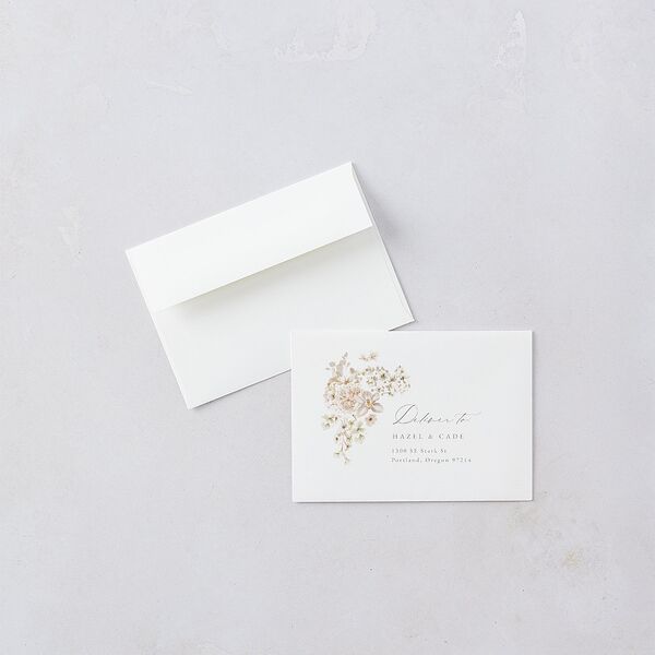 Luxury Floral Archway Wedding Response Cards Dijon Signature Standard