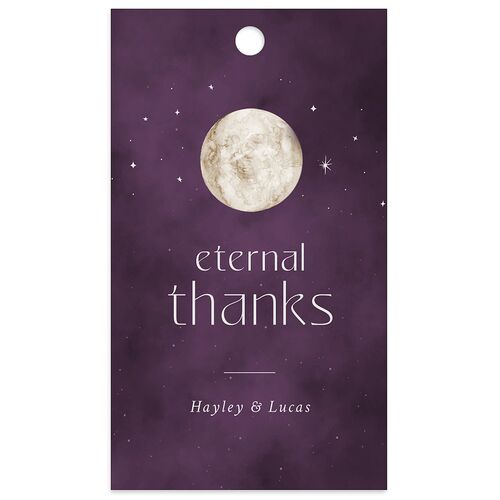 Crystal Forest Favor Gift Tags Bordeaux Signature