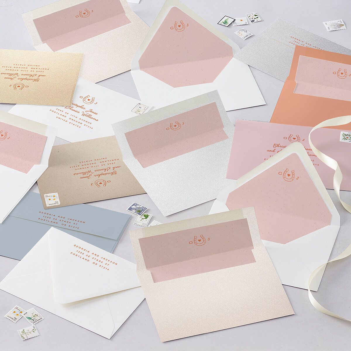 Western I Do BBQ Engagement Party Invitations Soft Peach Signature Blank Standard