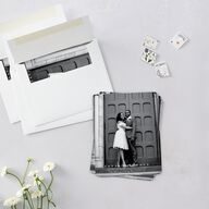 Ampersand Flourish Save The Date Magnets Snow Magnet Paper