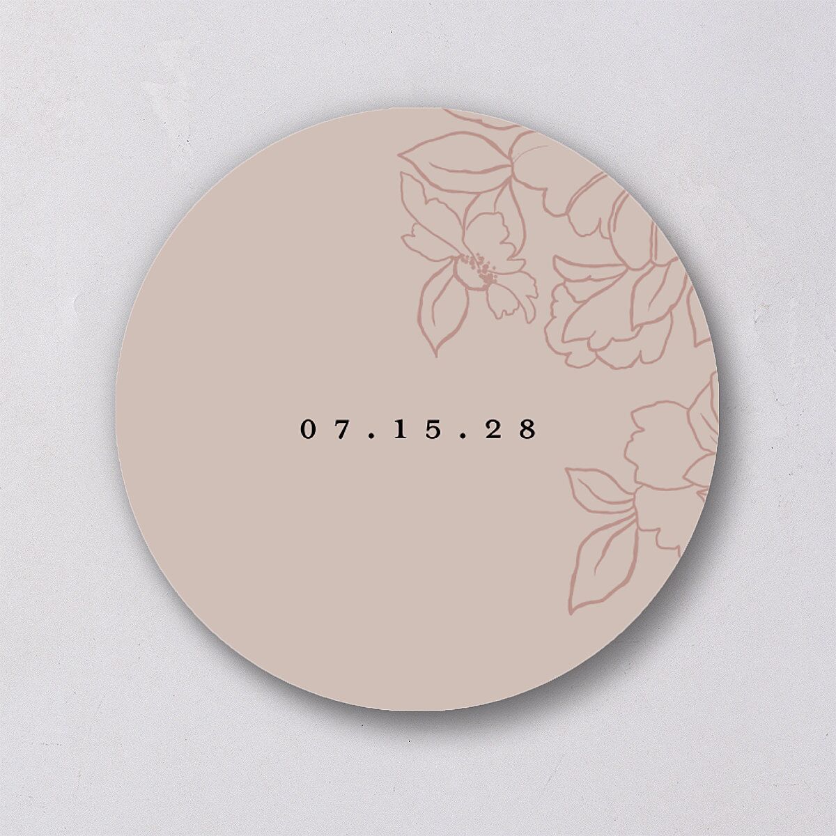 Gilded Florals Wedding Stickers Blossom Sticker
