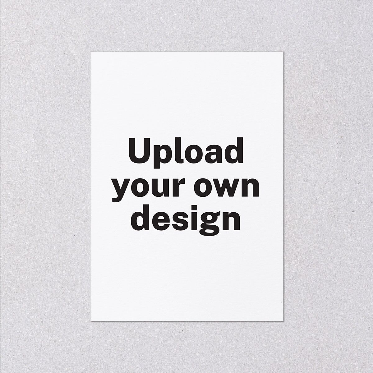 Upload Your Own Design Portrait Photo Wedding Enclosure Cards Pure White Signature Standard