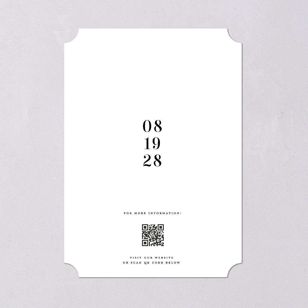 Portrait Gallery Save the Date Cards — view 3