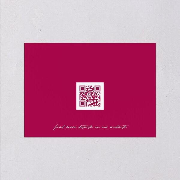 Gilded Lehenga Wedding Enclosure Cards Gold Raspberry Signature