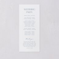 Eternal Devotion Wedding Programs Garnet Signature