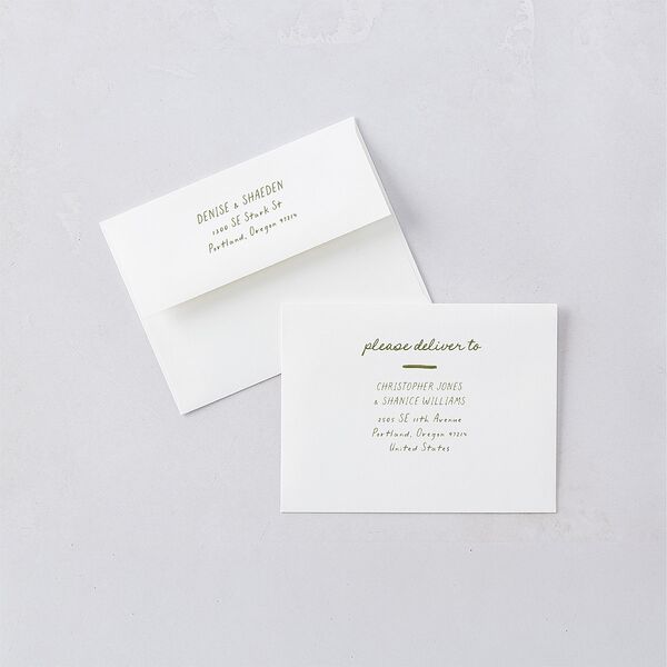 Dainty Bow Save The Date Magnets Peridot Magnet Paper