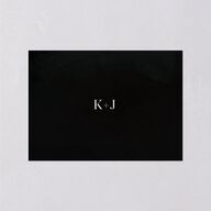 Painted Minimal Wedding Enclosure Cards Midnight Signature Standard