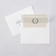 Branches Monogram Envelope Liners Linen Standard
