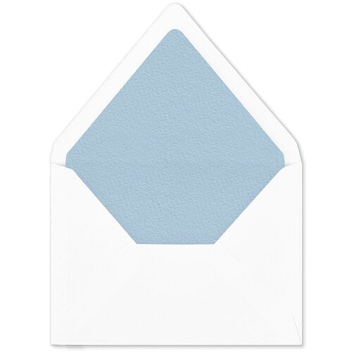 Beach Monogram Euro Envelope Liners Baby Blue Luxe