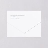 Eternal Love All-in-One Wedding Invitations Cruise Signature Light Both Recipient and Return Addresses