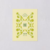 Wedstock Save the Date Petite Cards Scottish Green Signature smooth Blank Standard No