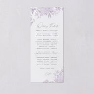 Monochrome Blooms Wedding Programs Gold Sheer Lilac Signature