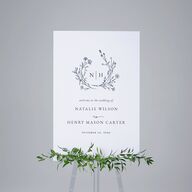 Natural Monogram Standard Welcome Sign Large Midnight Navy Standard Indoor Foam Core L Welcome