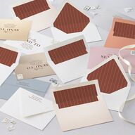 Foundation Save the Date Cards Chestnut Signature smooth Blank No Standard