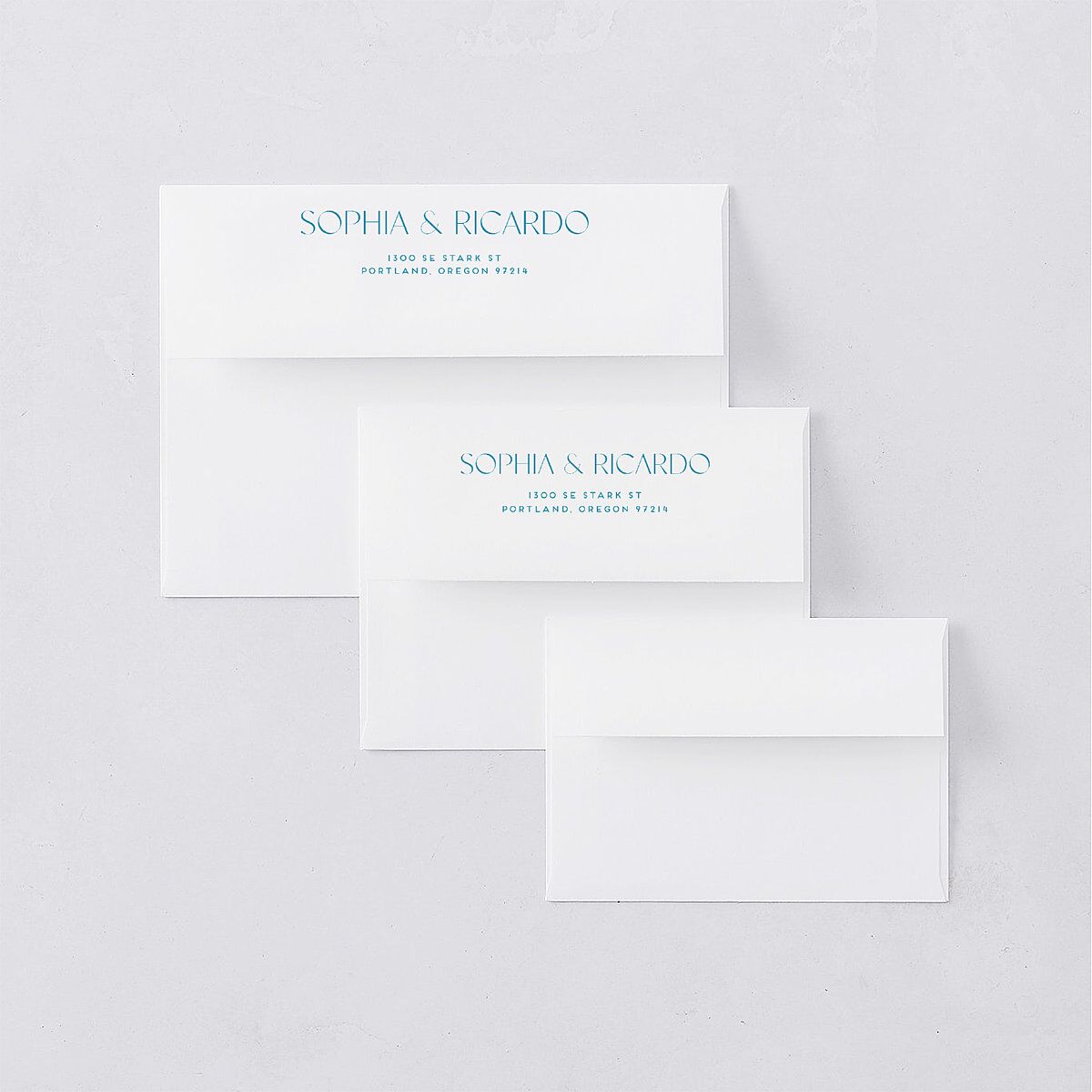 Color del Amor Bilingual Foreign Language Thank You Card Envelopes White Salmon Both Recipient and Return Addresses Signature Standard