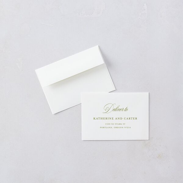 Eclectic Garden Reverie Wedding Response Cards Lavender Signature Standard
