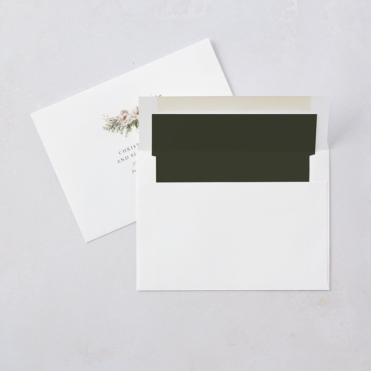 Greenery Laurel Save The Date Cards — view 8