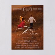 Romantic Movie Poster Rehearsal Dinner Invitations Licorice Signature Blank