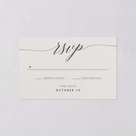 We Do All-in-One Wedding Invitations Medieval Grey Signature Light Both Recipient and Return Addresses No