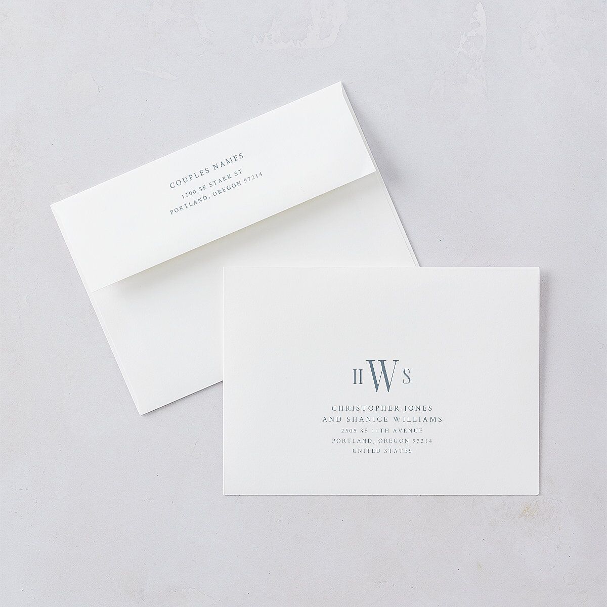 Elegant Wedding Of Wedding Invitations Dusty Blue Signature Blank Standard No