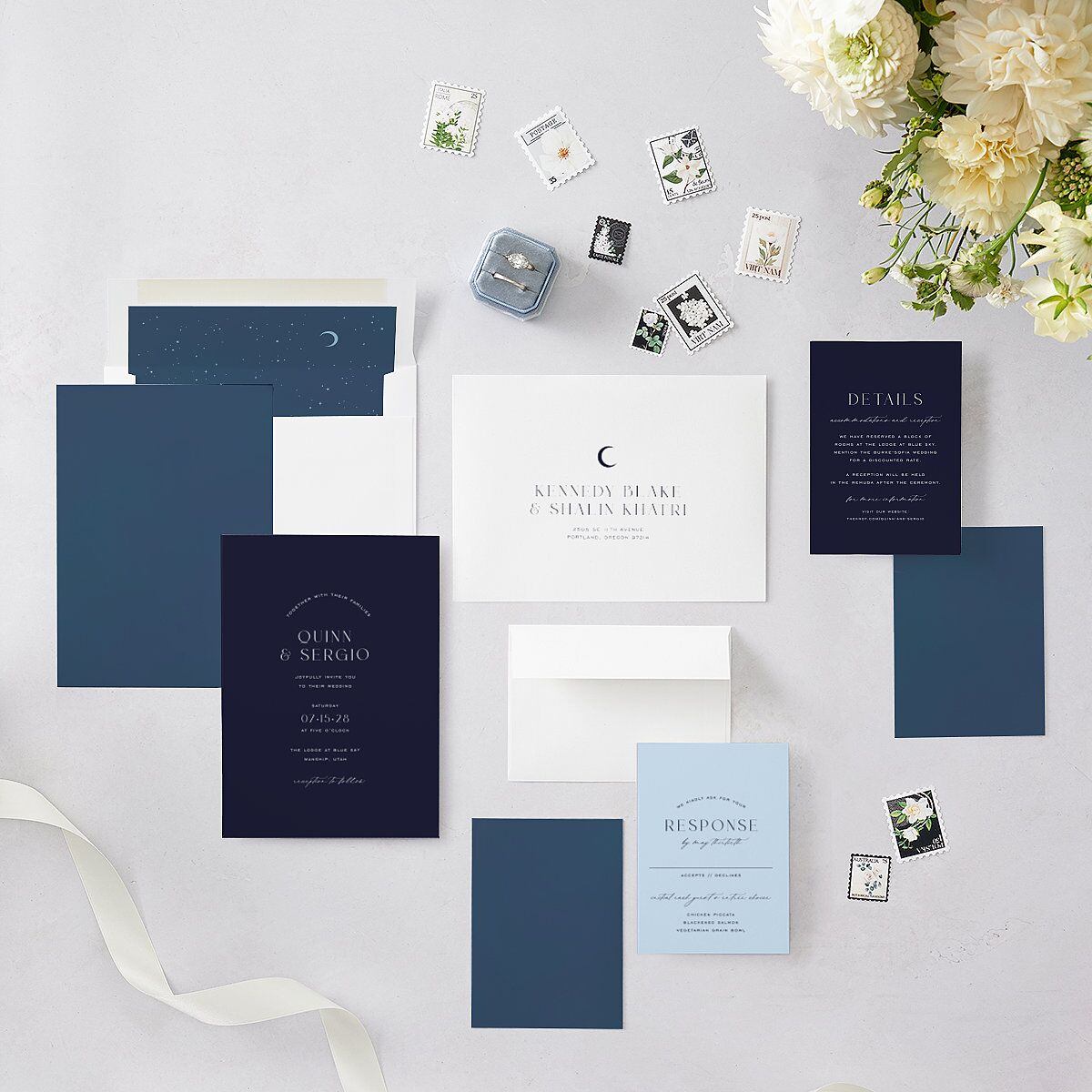 Celestial Arch Wedding Invitations — view 5