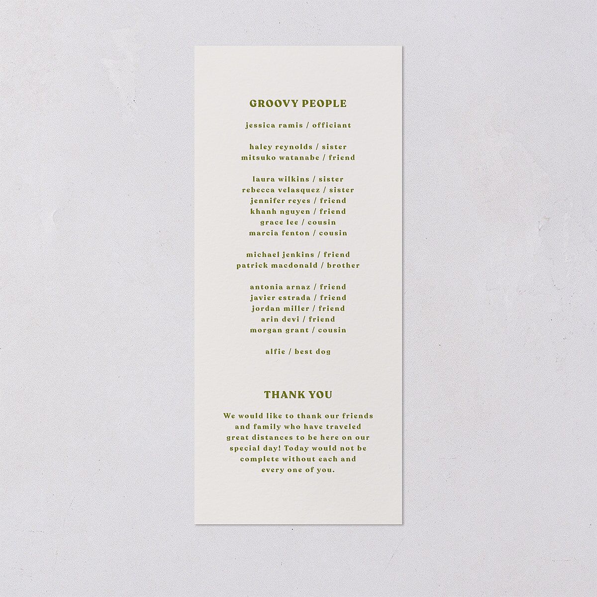 Simple Retro Daisy Wedding Programs Meadow Signature