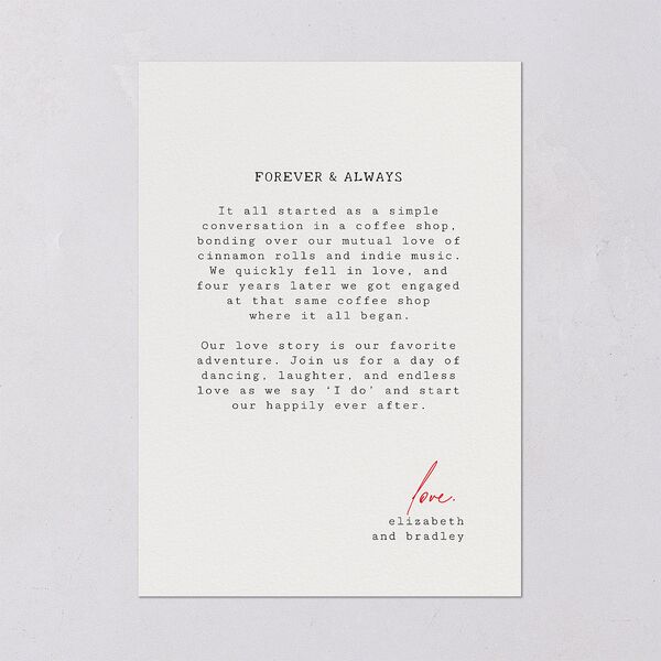 DIY Crafty Photo Wedding Invitations Ruby Signature Blank No Standard