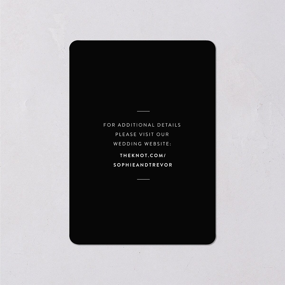 Gilded Nouveau Wedding Enclosure Cards Gold Licorice Signature