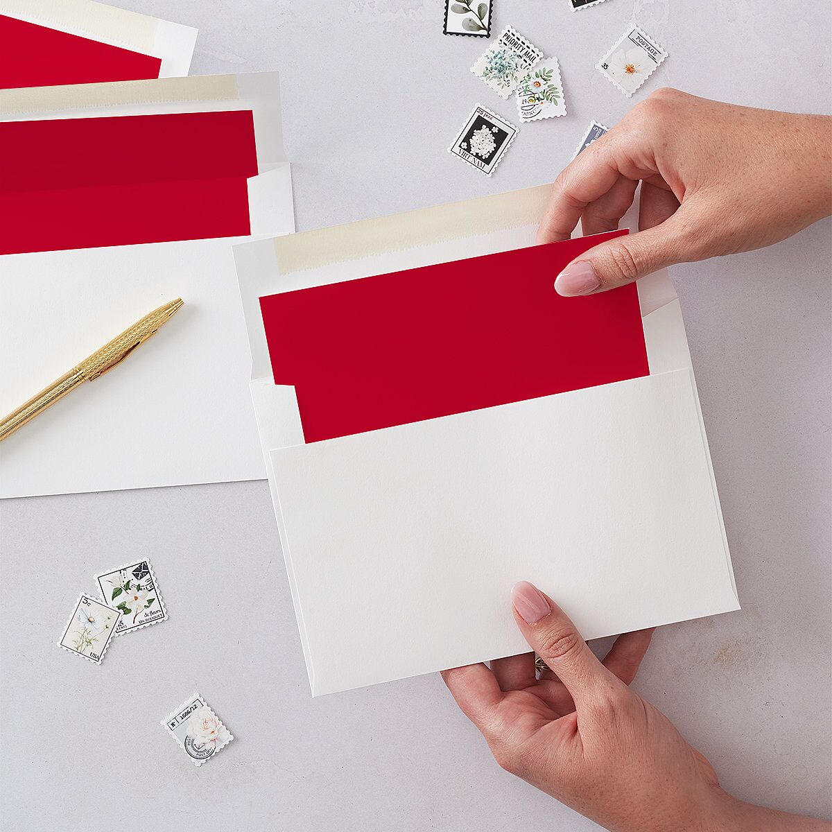 Boho Wildflower Holiday Envelope Liners — view 2