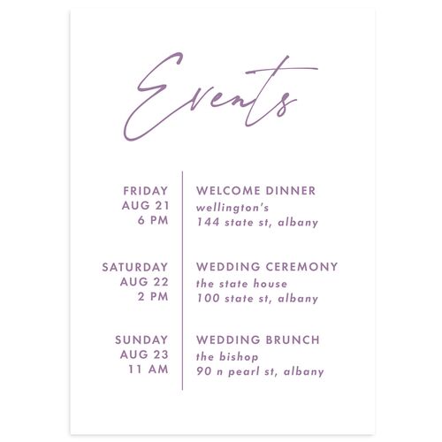 Picture This Photo Wedding Enclosure Cards Orchid Signature Standard