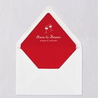 That’s Amore Engagement Party Euro Envelope Liners Ruby Luxe