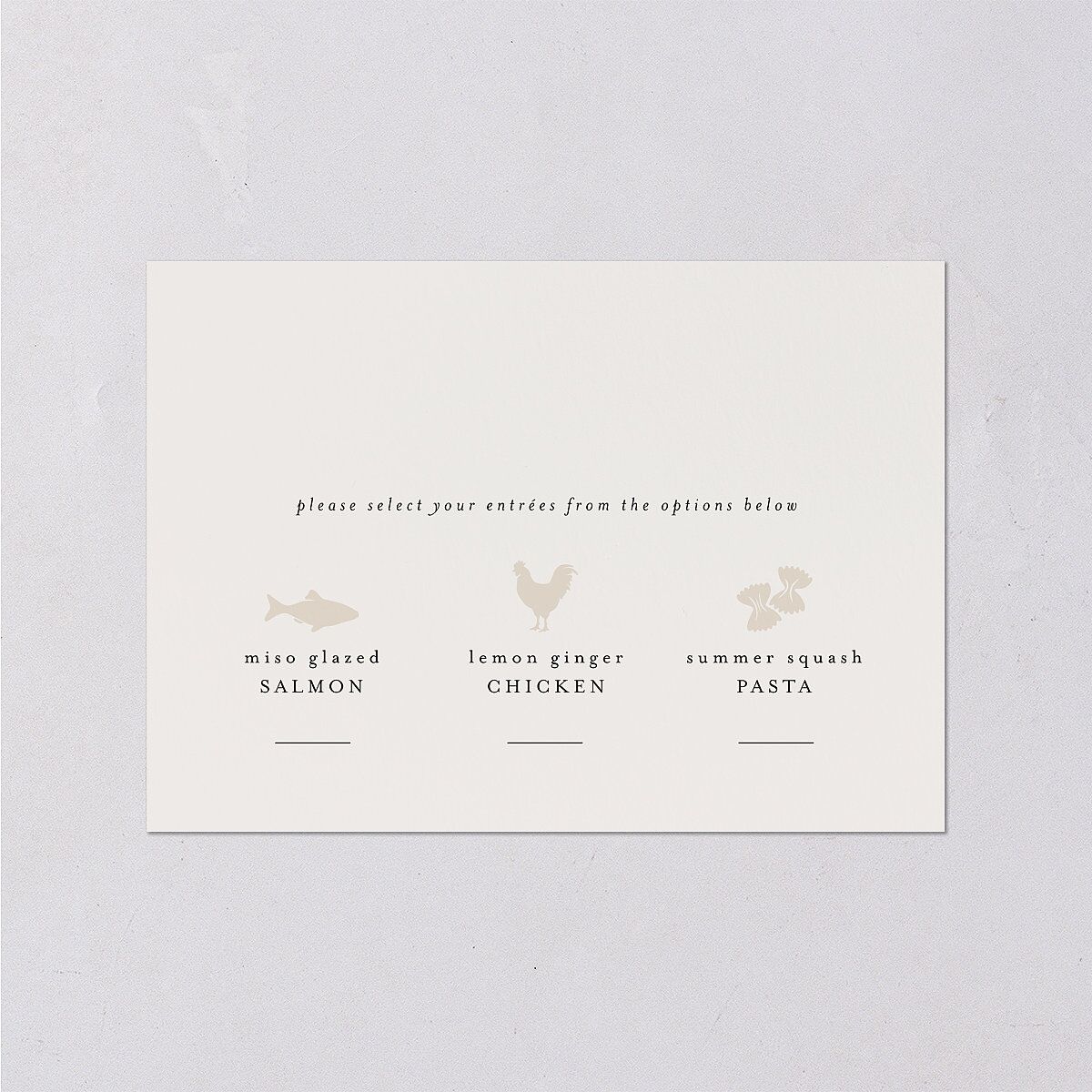 Ginkgo Leaves Wedding Response Cards Gold Champagne Signature