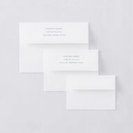 Coastal Love Thank You Card Envelopes White Standard Cruise Both Recipient and Return Addresses Signature