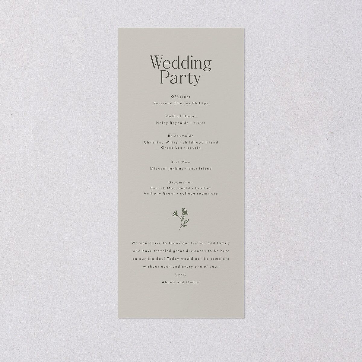 Rustic Nouveau Wedding Programs Gold Hunter Green Signature