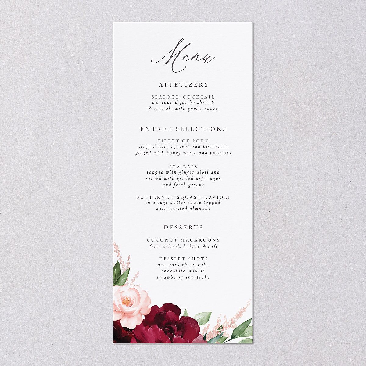 Beloved Floral Menus — view 6
